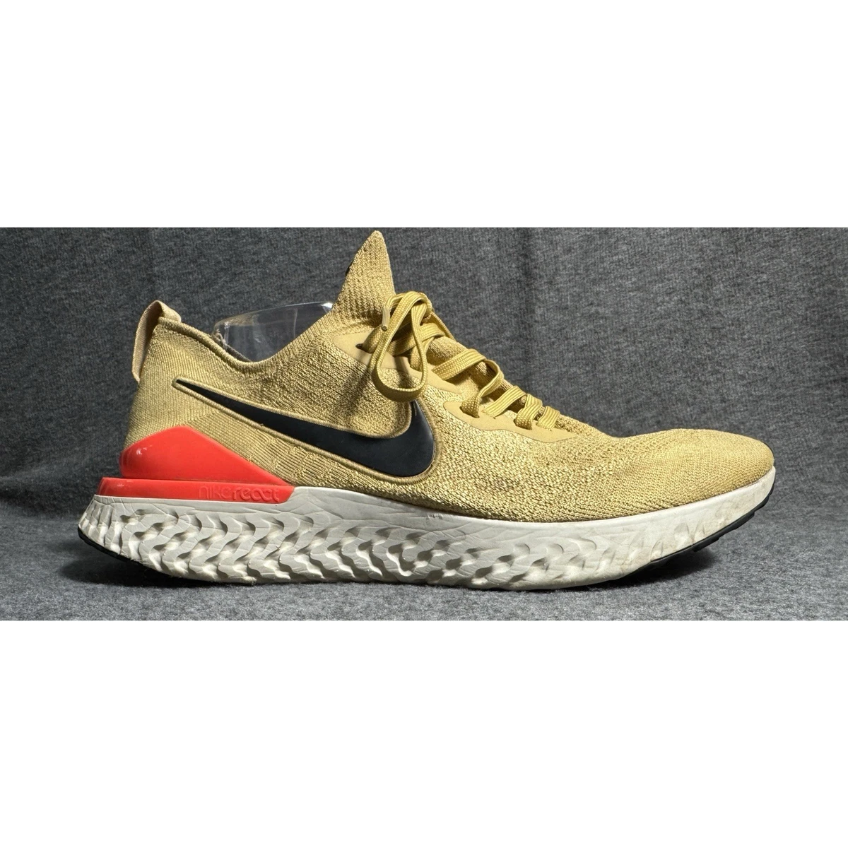 Nike Epic React Flyknit 2 Club Gold for Sale | Authenticity