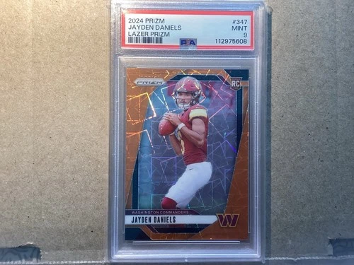2024 Panini Prizm - Rookies Jayden Daniels #347 Lazer Prizm (RC)