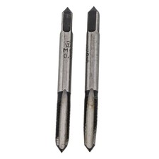 Reliable Alloy Tool Steel TaperBottom Thread Taps 2pcs M5 x 0 5 Bundle