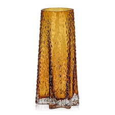 Thickened Amber Glass Flower Vases for Centerpiece (H:9" D:4") Glass Vases fo...