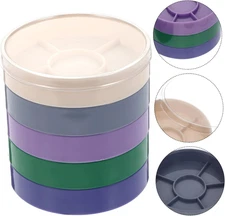 Watch Movement Dust Cover Tray 5 Layer Storage Box for Watches Movement Parts...