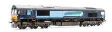 BACHMANN 'OO' GAUGE 32-731 DRS CLASS 66 407 DIESEL LOCO *TTS SOUND/WEATHERED*
