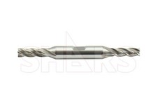 Shars 1/4 x 3/8 x 5/8 x 3-3/8" HSS 4 Flute Double End Mill New  