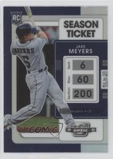 2022 Panini Chronicles Contenders Optic Holo Prizm Jake Meyers #9 0e3u