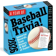 Year of Baseball Trivia Page-A-Day® Calendar 2026 by Kenneth Shouler and Workman