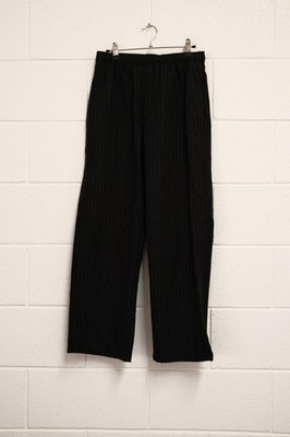 Stussy Black Pinstripe Casual Pants SIZE S