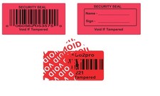 Custom Tamper Proof Sticker Labels Void Security Evident Warranty Seal/Labels