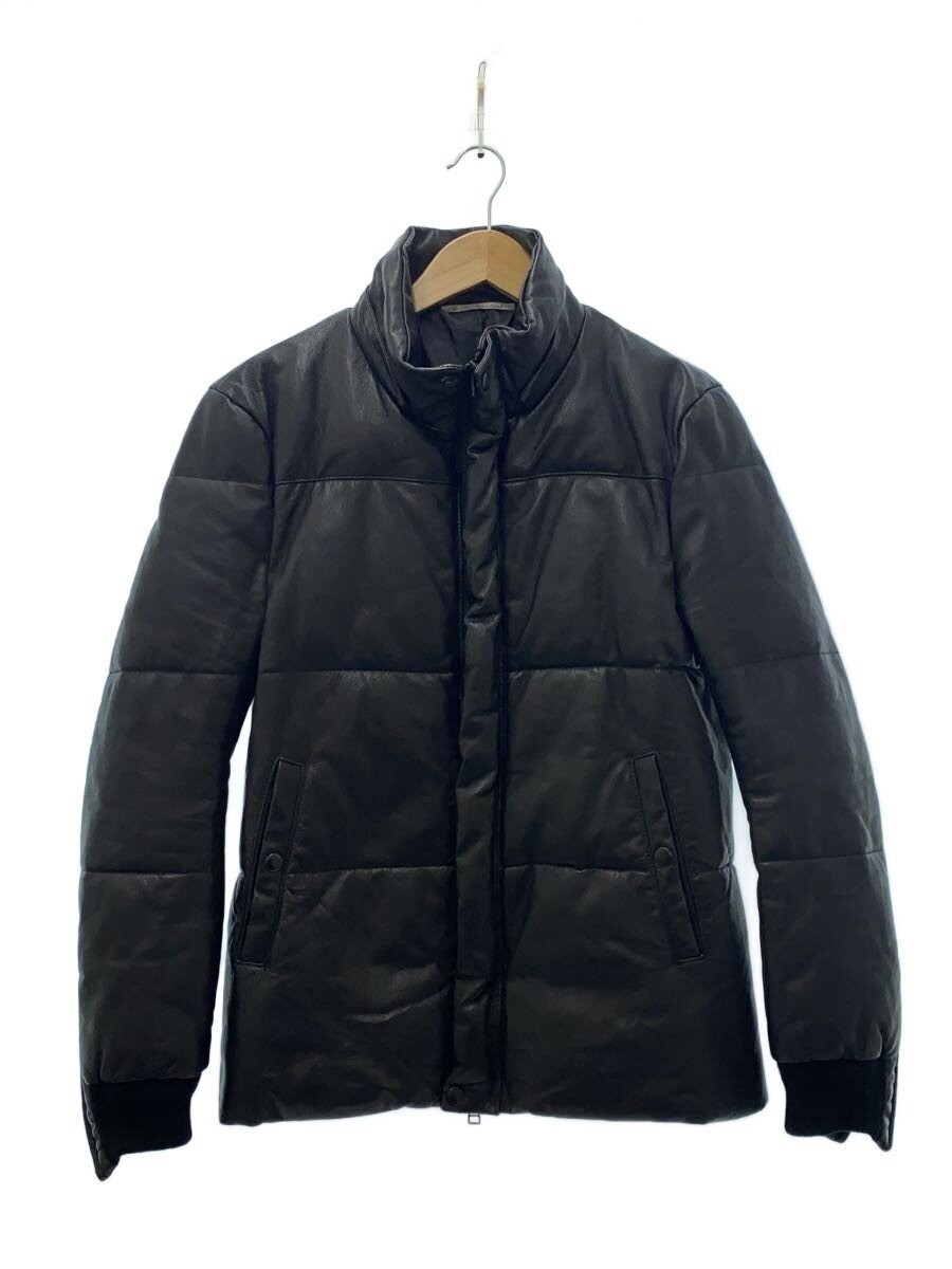 By Tass Standard Leather Jacket Blouson/3/Pig Leather/Blk/Plain/163133003 8922
