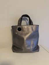 LIESBESKIND Handtasche Schultertasche Silber Metallic