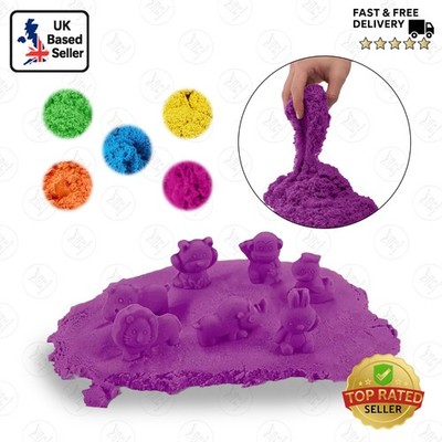 Zaubersand für Kinder - weich, formbar und schmutzfrei sensorisches Spiel 450-900-1800GM