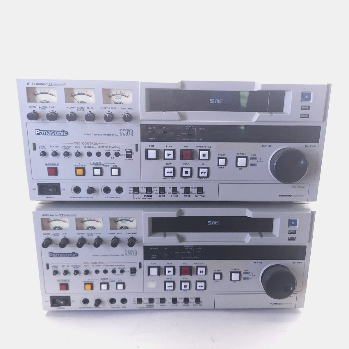 Panasonic AG Panasonic Super VHS Video Recorders & Players for