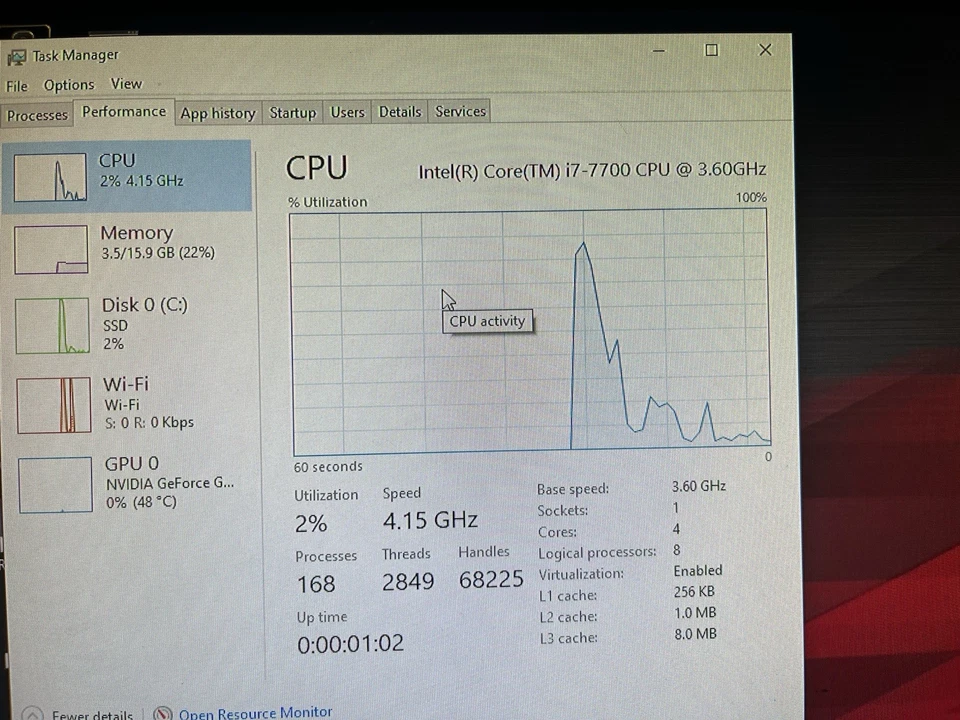 ASUS ROG Gr8 II Mini Gaming PC Intel I7, 16G RAM - Image 3 of 4