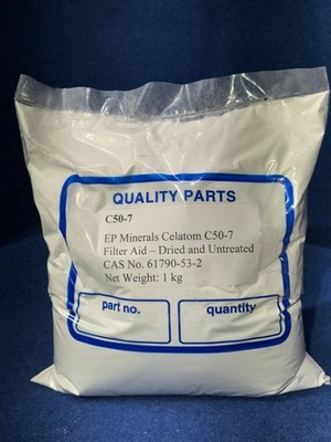 EP Minerals Celatom C50-7 Diatomaceous Earth Filter Aid 1kg CAS 61790-53-2