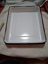 Vintage Enamel Refrigerator Drawer