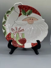 Vintage Fitz and Floyd Santa’s Big Day Plate Christmas