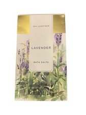 Spa Luxetique Lavender Bath Salts 7.1 Oz Cruelty Free Gift NEW Self Care