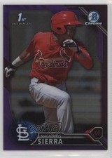 2016 Bowman Chrome Prospects Purple Refractor 9/250 Magneuris Sierra #BCP212 u0u