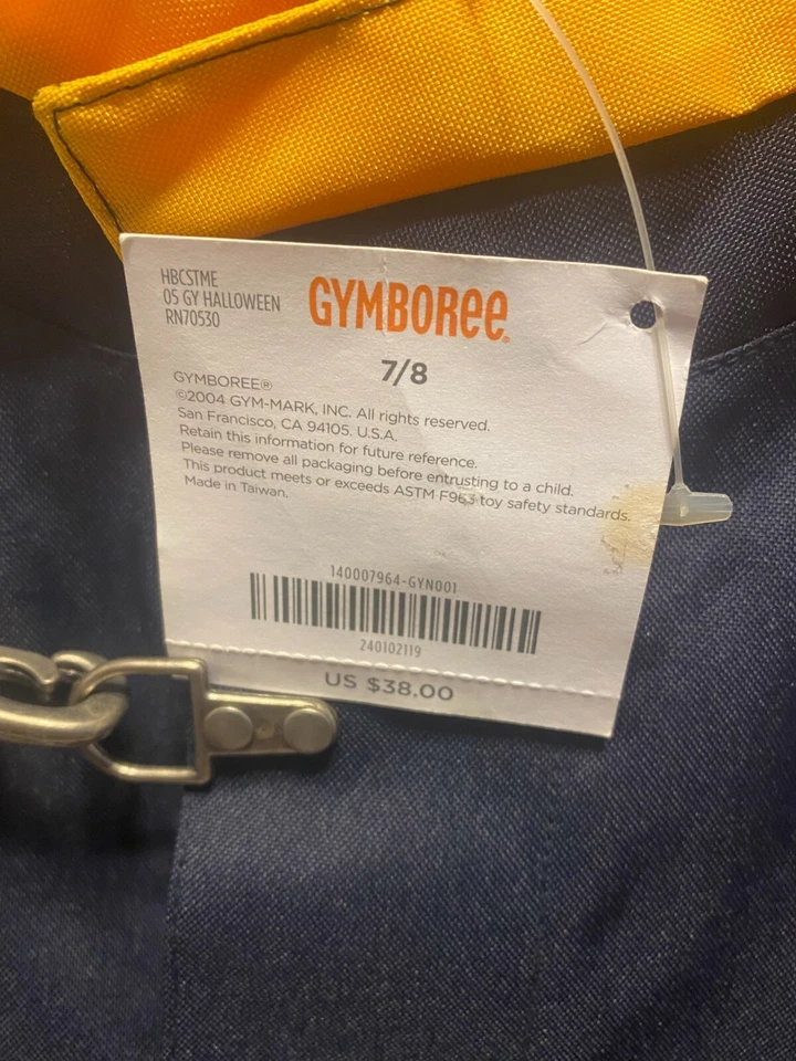 Disfraz de Bombero Gymboree Halloween - Chaqueta, Pantalones, Casco y Hacha Talla 7-8 Foto 4 de 4