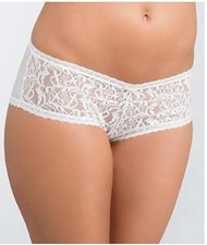 Maidenform Comfort Devotion Lace Cheeky Hipster Panty 40870 White 8 XL