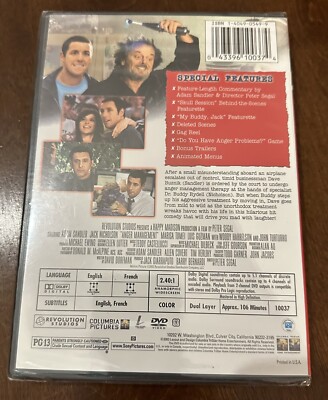 Anger Management (DVD, 2003, Widescreen Special Edition) NEW