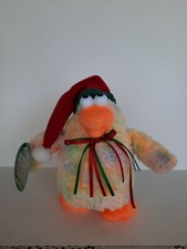 Dan Dee Plush Animated Christmas Chicken Dances And Sings "Chicken Dance" tags