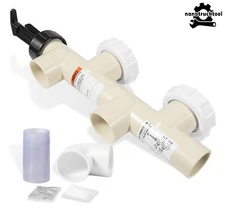 For Pentair FNS Plus, D.E. and Sand Filters 263064 PVC Push Pull Slide Valve