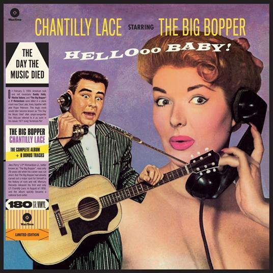 BIG BOPPER - CHANTILLY LACE STARRING THE BIG BOPPER  LP