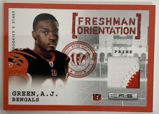 2011 Panini Freshman Orientation #27 A.J. Green Prime Patch RC 40/50