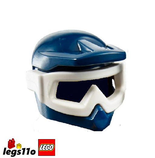 LEGO Motocross Motorcycle Dirtbike BMX Helmet with Goggles NEW 35458 28976