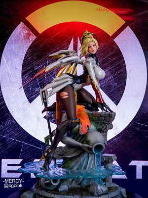 柑*菜様 HUMMINGBIRD STUDIO 1/4 Mercy マーシー Mercy/ Angela Ziegler with LED - Overwatch Resin Statue