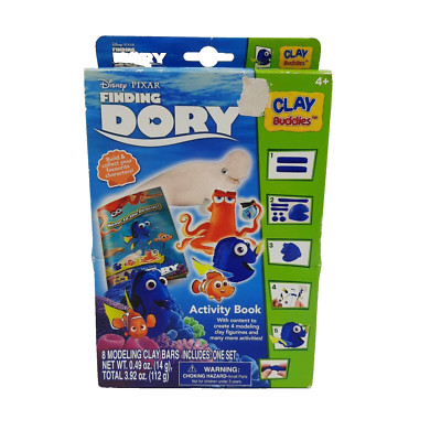 Disney Pixar Finding Dory Activity Book Create 4 Clay Figures Craft Kit