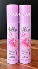 2x Body Fantasies JAPANESE CHERRY BLOSSOM Body Spray 0.5 oz Travel Size
