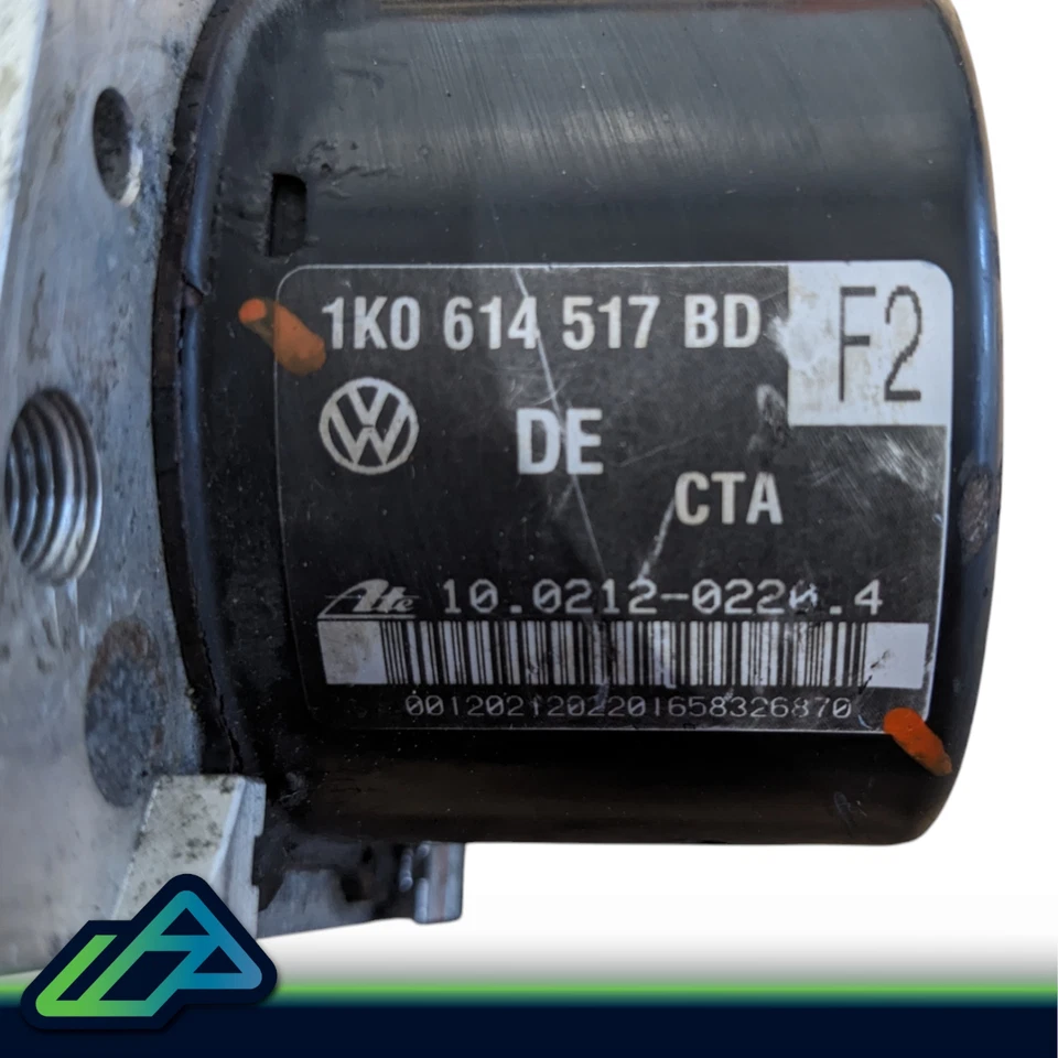 2009 Volkswagen Jetta Golf GTI EOS ABS Anti-Lock Brake Pump w Module 1K0614517BD - Image 3 of 4
