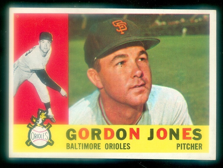 1960 Topps #98 Gordon Jones EXMT Baseball Card