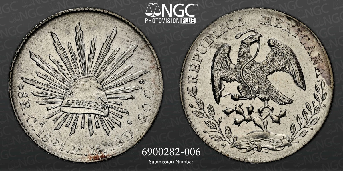 1891 年墨西哥第二共和国银币(1867-1905) | eBay