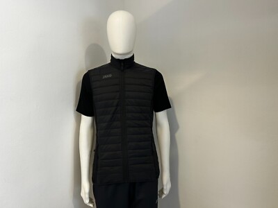 Jako Premium Quilted Vest with Front Zip, Collar and Side Pockets