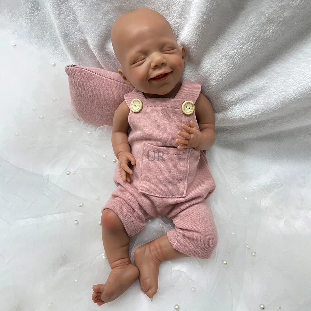 18 Inch Lifelike Poseable Silicone Reborn Baby Doll Newborn Girl