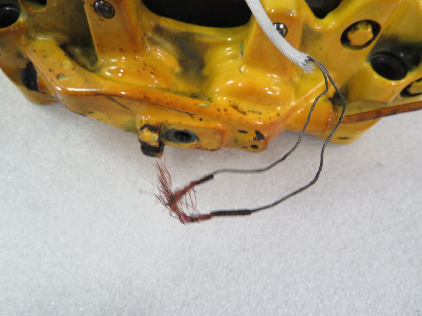McLaren 720S, LH, Left, Rear Brake Caliper, Yellow, Used, Dmg, P/N 14CA064CP