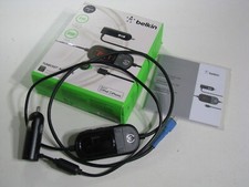1x Belkin FM Transmitter TuneCast Auto Live Car Cord Lightning for iPhone F8J055