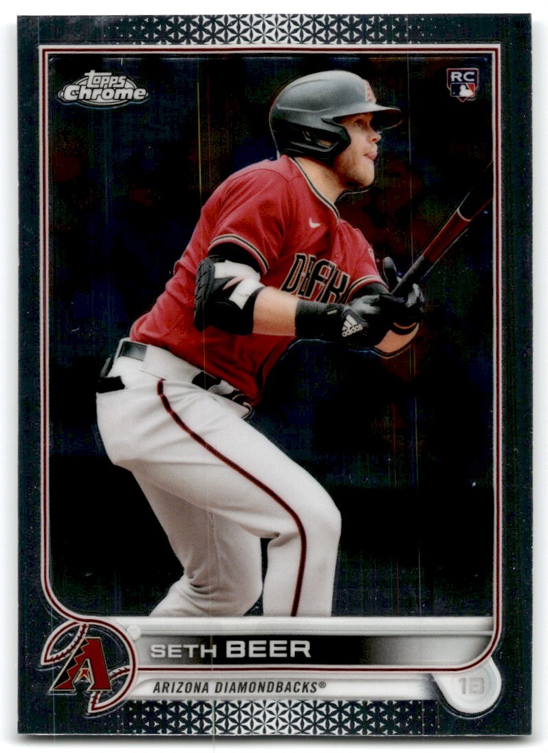 2022 TOPPS CHROME SETH BEER RC ARIZONA DIAMONDBACKS #186