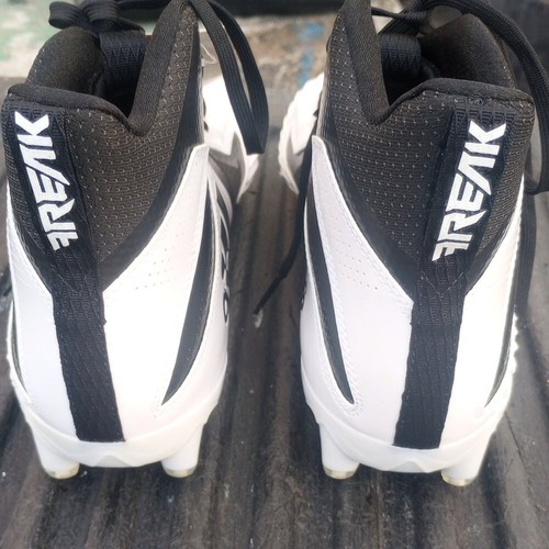 ADIDAS ORIGINAL'S FREAK X CARBON MID FOOTBALL/SOCCER CLEATS*WHITE/BLACK*SIZE: 13 - Picture 11 of 13