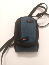 Lowepro Black Camera Bag Small Adjustable Straps Multiple Compartments 5.5 x 3.5