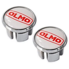 OLMO Chrome Handlebar Caps Bar Plugs Repro Vintage Italian Steel Bicycle