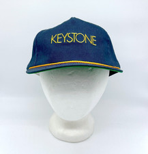 VTG Deadstock Keystone Ski Resort Colorado Snapback Adjustable Hat Blue USA NWOT