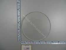 THICK FLAT ROUND GLASS, 4 7/16 OR 11,3 CM AND 4MM THICK