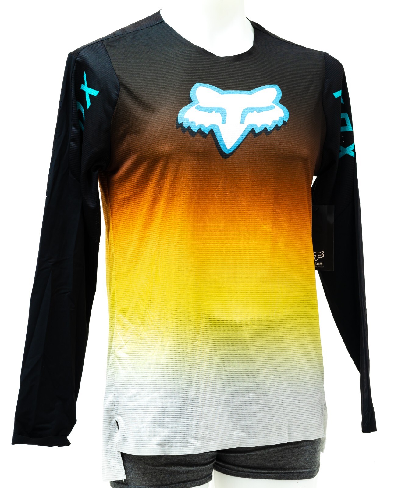 Мужская майка для горного велосипеда Fox Flexair Trail с длинным рукавом SM LG Burnt Orange DH 7590₽