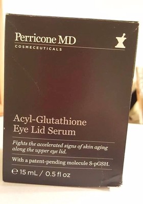 acyl glutathione eye lid serum Perricone MD Acyl-Glutathione Eye Lid Serum Full Size .5 oz NIB!