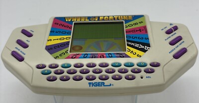 Vintage Tiger Wheel Of Fortune Handheld Electronic Game w/ Cartridge 1995 TESTED