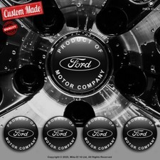 Ford Decals Set Of 4 3d Gel Silicone Center Wheel Caps Stickers