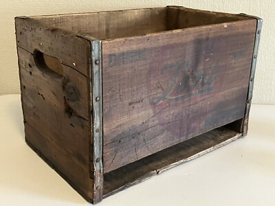Vintage Wood Soda Crate Lovit Beverages Duluth Minnesota MN Fitger's Heart Arrow